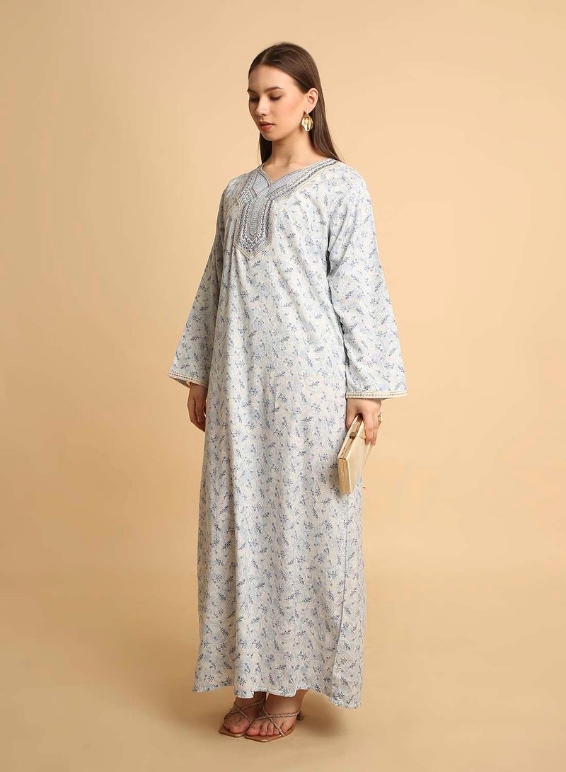 HANA & SARA Elegant Long Arabic Jalabiya Perfect for Formal Gatherings - Image 5